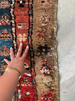 4x10 Camel Hair Antique Persian Runner #4243ML