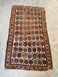Worn Antique Tribal Rug #4388