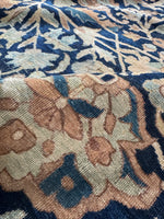 9x12 Antique Persian Floral Rug #4281