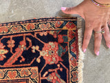 Antique Persian Ferahan Sarouk / 4’2 x 6’9 Rug #4337
