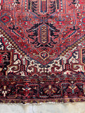 10x14 Tribal Antique Persian Heriz Rug #3668