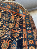 Small Antique Persian Rug / 3’2 x 4’6 Rug #4395