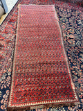 19th Century Full Pile Persian Veramin Runner / 4’3 x 10’1 Rug #3105-A