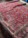 10x13 Fuschia Pink Persian Rug #3322
