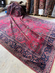 Large Antique Turkish Rug / 8'9 x 11’7 Sparta Rug #4100