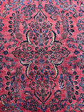 7x10 Floral Antique Persian Rug #4415