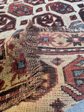 Worn Antique Tribal Rug #4388