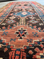 4x10 Camel Hair Antique Persian Runner #4243ML