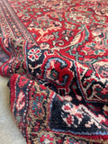 Large Vintage Persian Rug / 9’7 x 12’7 Mahal Rug #4049