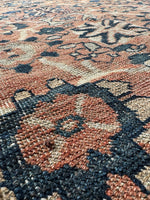 Antique Worn Persian Rug / Mahal 8’5 x 12’5 Rug #4292ML