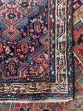 Antique Persian Scatter Rug / 2’4 x 4’3 Hamadan Rug #4368