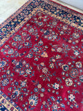 10x13 Antique Persian Kerman Rug #4041