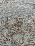 Muted Antique Persian Rug / 8’5 x 11’4 Tabriz Rug #4418