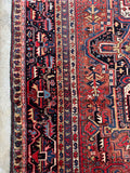 10x14 Tribal Antique Persian Heriz Rug #3668