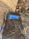 4x8 Antique Earthy and Tribal Persian Rug #3627