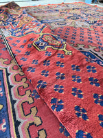 16x16 Square Antique Spanish Rug / 16x16 rug