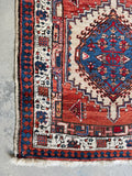 11 Foot Antique Persian Camel Hair Runner / 3’2 x 11’ Rug #3950