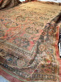 Palatial Antique Turkish Oushak Rug / 16’5 x 26’5