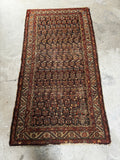 4x8 Antique Earthy and Tribal Persian Rug #3627