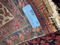 5x7 Vintage Persian Tribal Rug #854ML