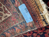 5x7 Vintage Persian Tribal Rug #854ML