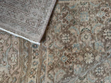 Muted Antique Persian Rug / 8’5 x 11’4 Tabriz Rug #4418
