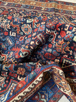 Large Vintage Persian Tribal Rug with Animal Motifs #3798