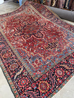 Large heriz rug