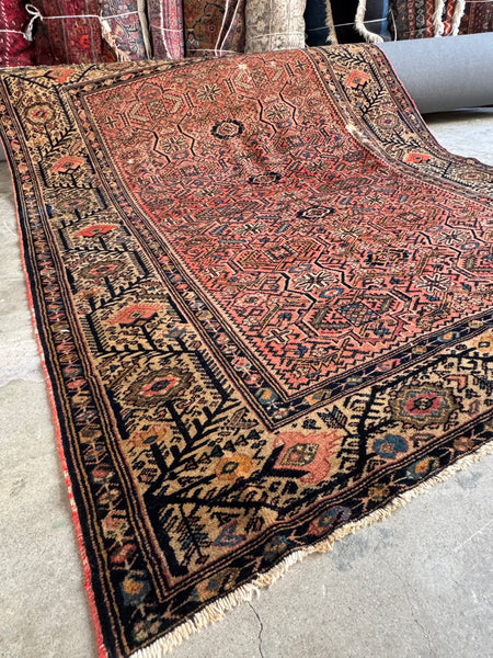 5x6 Square Vintage Persian Rug #4242ML
