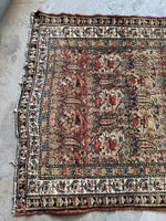 Long Vintage Persian Runner / 3’6 x 13’6 Runner #4104