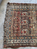 Long Vintage Persian Runner / 3’6 x 13’6 Runner #4104