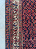5x7 Vintage Persian Tribal Rug #854ML