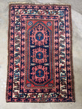 Small Antique Persian Rug / 2’9 x 4’2 Rug #3933