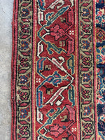 Palatial Vintage Persian Rug / 7x20 Vintage Persian Rug / 7x21 Vintage Rug #4305