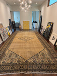 Oversized Persian Rug / 9'5 x 20' Antique Persian Rug #4020
