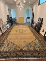 Oversized Persian Malayer Rug / 9'5 x 20' Antique Persian Rug #4020