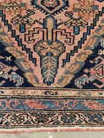Antique Persian Rug / 3'4 x 6' Malayer Rug #3191