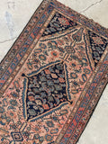 Antique Persian Rug / 3'4 x 6' Malayer Rug #3191