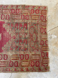 4x9 Antique Turkish Rug #3193