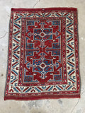 4x5 Antique Turkish Bergama Rug #3195