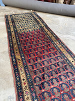 3'9 x 15'5 Long Vintage Persian Runner #4199-C