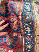 3'9 x 15'5 Long Vintage Persian Runner #4199-C
