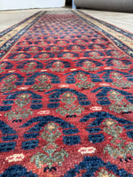 3'9 x 15'5 Long Vintage Persian Runner #4199-C