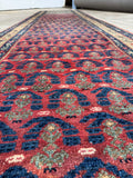 3'9 x 15'5 Long Vintage Persian Runner #4199-C
