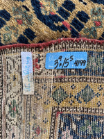 3'9 x 15'5 Long Vintage Persian Runner #4199-C