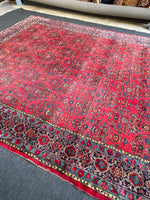 9'4 x 12' Antique Persian Tabriz Senneh Rug #3045