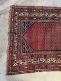 Antique 1920s Persian Rug / 4'5 x 6'2 Persian Rug #4389