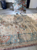 8x12 Vintage Rug / Turkish Oushak Rug #3017