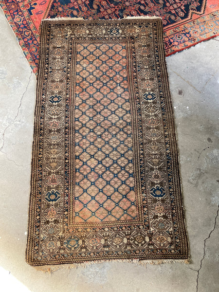 3x6 Muted Persian Rug #3244