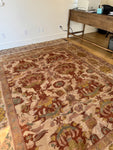 8x9 Mid Century Turkish Rug / Oushak Rug #3747